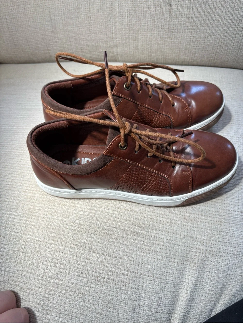 Boy’s Casual Brown Leather Lace-Up Shoes